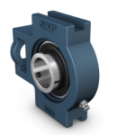SKF 带嵌入式球轴承、定位紧定螺钉锁定和加长内圈的 ISO 标准滑块式铸铁单元 TU 55 TF