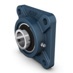 SKF 带紧定螺钉锁紧的方形法兰式球 ISO 标准铸铁轴承单元 FY 1.3/8 TF