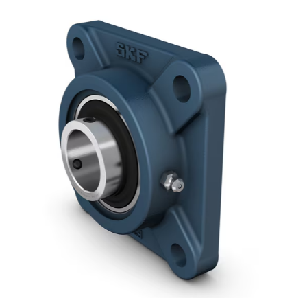 SKF 带紧定螺钉锁紧的方形法兰式球 ISO 标准铸铁轴...