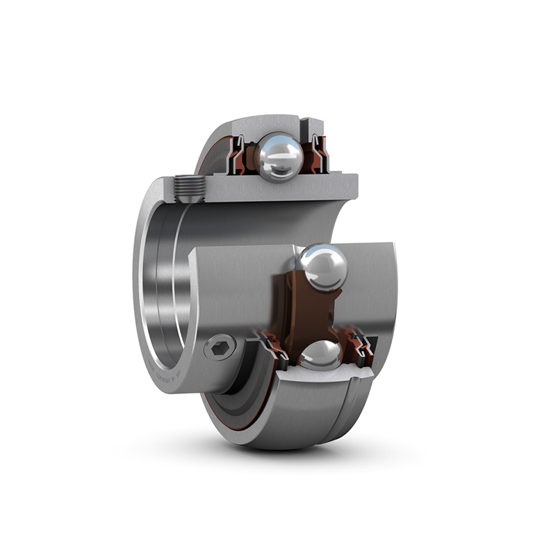 SKF 带紧定螺钉的外球面轴承 YAR 204-012-2LPW/SS